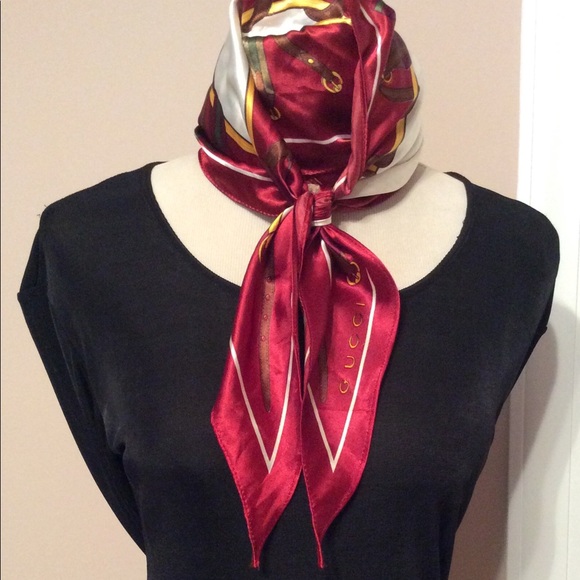 Gucci Accessories - Gucci silk scarf/wrap